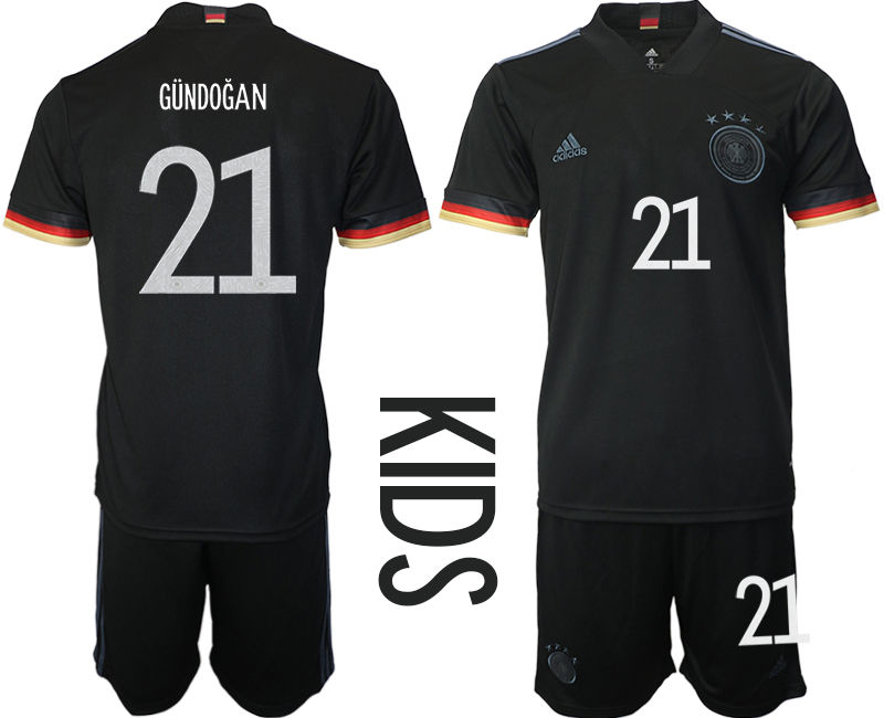 2021 European Cup Germany away Youth #21 soccer jerseys->youth soccer jersey->Youth Jersey